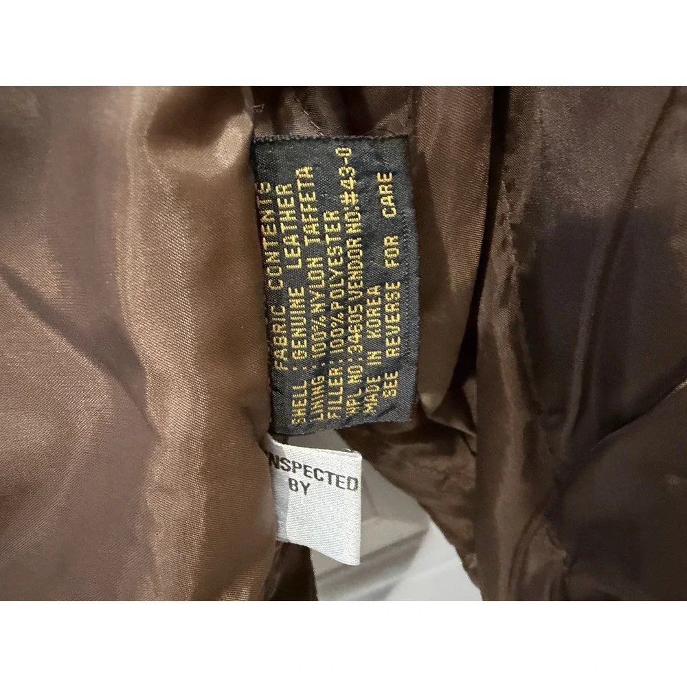 Levis Bomber Suede Leather Jacket Mens L 42 Brown Western Wear Lined 90s Vintage